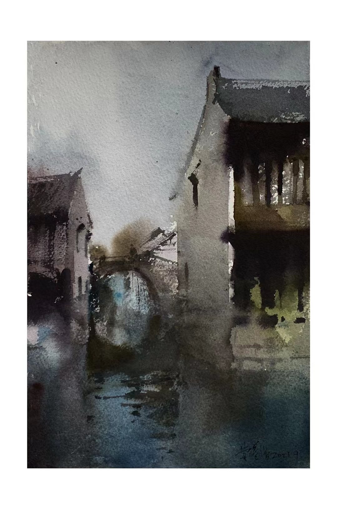 Watercolor artist Mr. Fei Xiqiang shares his works