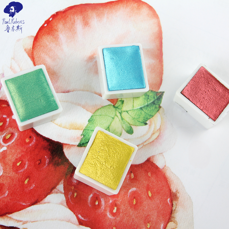 鲁本斯珠光单块水彩