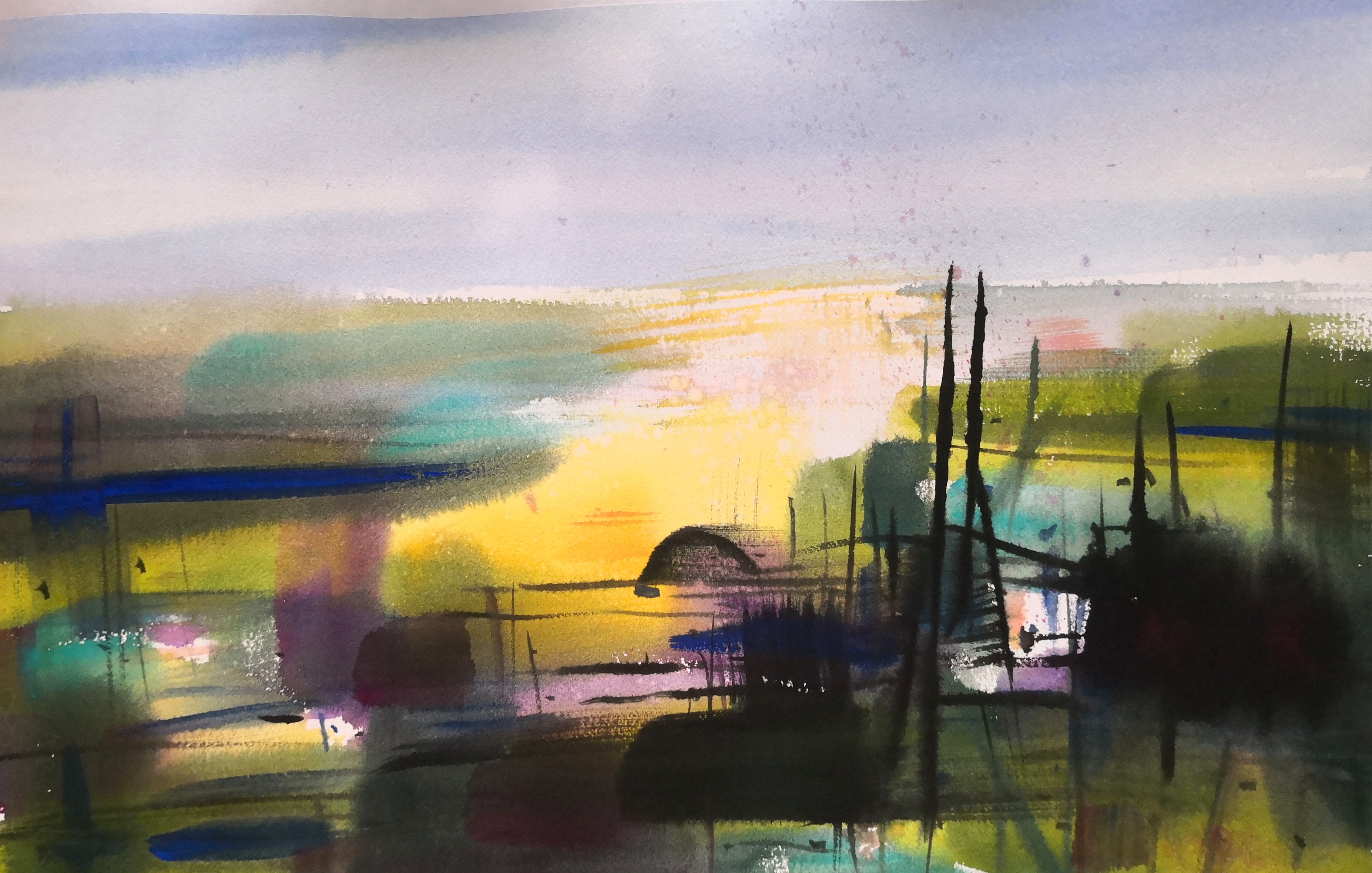 水彩画家王薇华老师作品分享