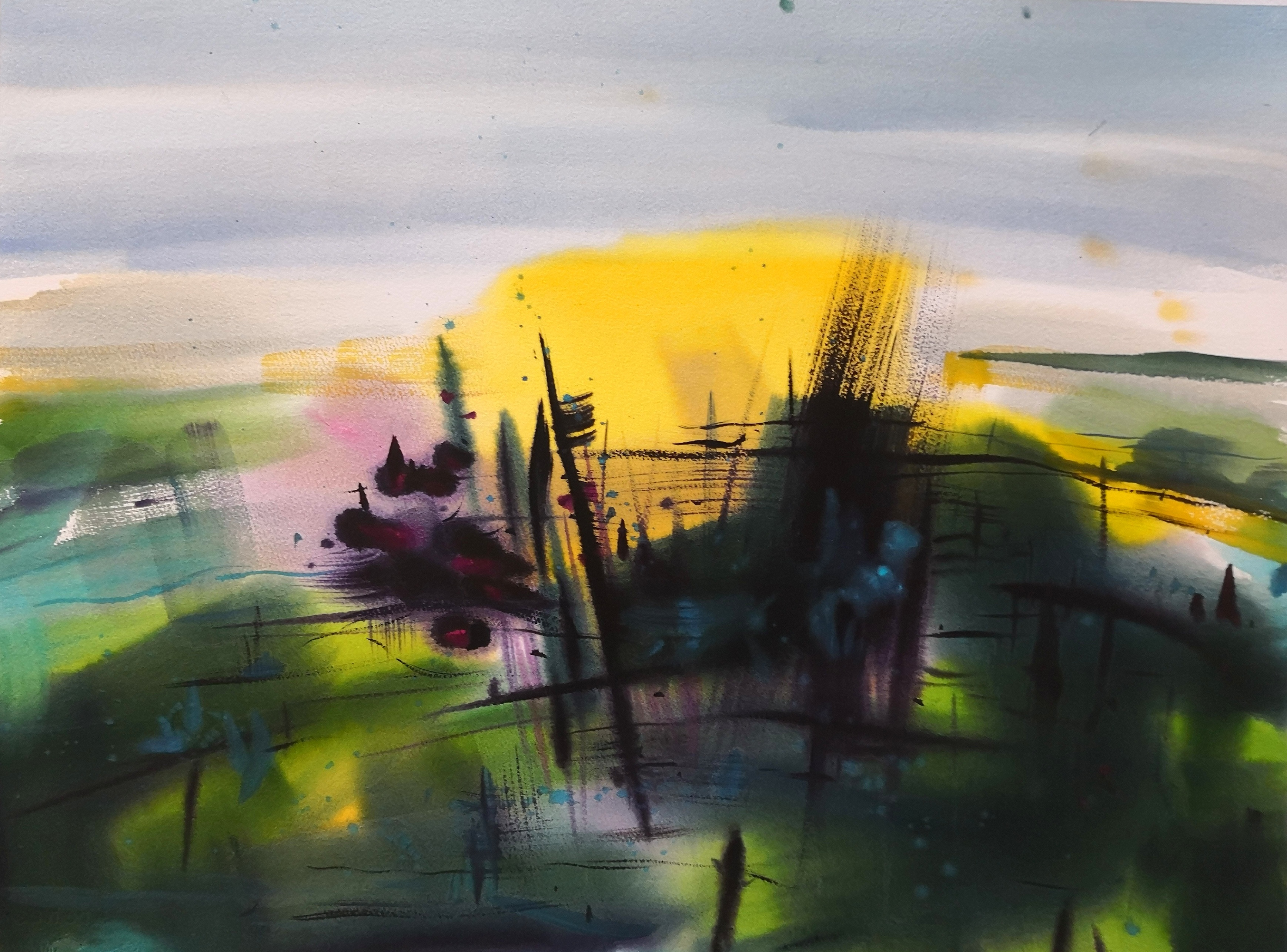 Watercolor artist Wang Weihua shares her works