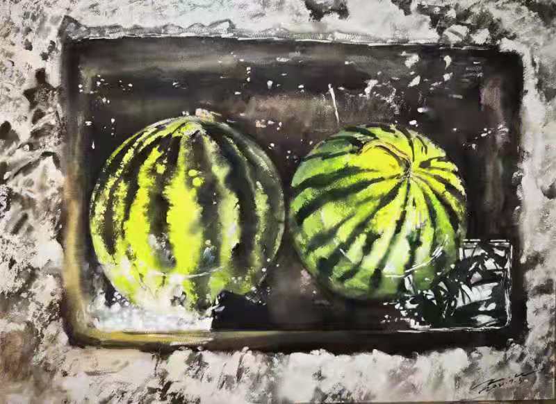 Watercolor artist Mr. Zhan Wang shares his works